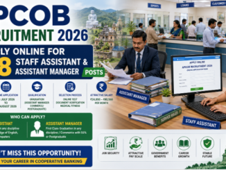 APCOB Recruitment 2026 notification for 338 Staff Assistant and Assistant Manager vacancies