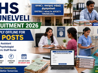 DHS Tirunelveli Recruitment 2026 notification for Account Assistant and healthcare vacancies