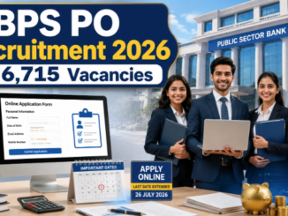 IBPS PO Recruitment 2026 notification for 6715 Probationary Officer vacancies apply online now