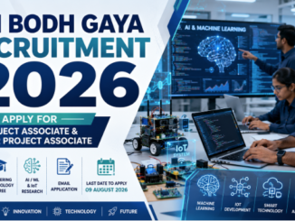 IIM Bodh Gaya Recruitment 2026 for Project Associate and Senior Project Associate posts