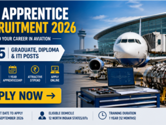 AAI Apprentice Recruitment 2026 for 205 Graduate Diploma and ITI apprentice seats
