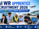 AAI WR Apprentice Recruitment 2026 showing graduate and diploma apprentices at an airport with engineering and technical training