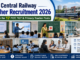 Central Railway Teacher Recruitment 2026 showing teachers, classrooms, students, and railway school campus