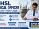 HSL Medical Officer Recruitment 2026 banner with MBBS post and online application details