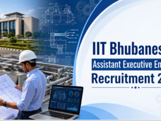 IIT Bhubaneswar Assistant Executive Engineer Recruitment 2026