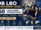 IOB LBO Recruitment 2026 graphic showing 250 Local Bank Officer vacancies across four states