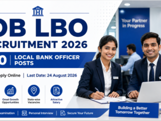 IOB LBO Recruitment 2026 notification for 250 Local Bank Officer vacancies