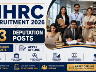 NHRC Recruitment 2026 notification for 33 deputation vacancies across research, police and admin posts