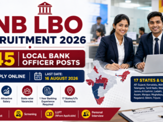 PNB LBO Recruitment 2026 notification for 545 Local Bank Officer vacancies
