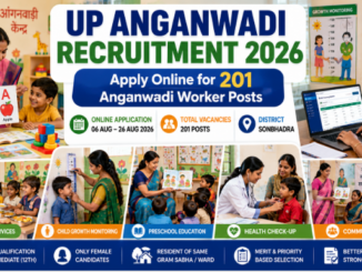 UP Anganwadi Recruitment 2026 – Apply for 201 Worker Posts