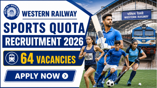 Western Railway Sports Quota Recruitment 2026 Western Railway Sports Quota Recruitment 2026 for eligible sportspersons across multiple disciplines