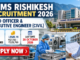 AIIMS Rishikesh Recruitment 2026 for CSSD Officer and Executive Engineer Civil posts