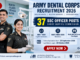 Army Dental Corps Recruitment 2026 SSC Officer vacancies for eligible BDS and MDS candidates