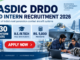 CASDIC DRDO Paid Intern Recruitment 2026 for 30 engineering internship vacancies