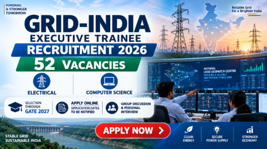 GRID-INDIA Executive Trainee Recruitment 2026