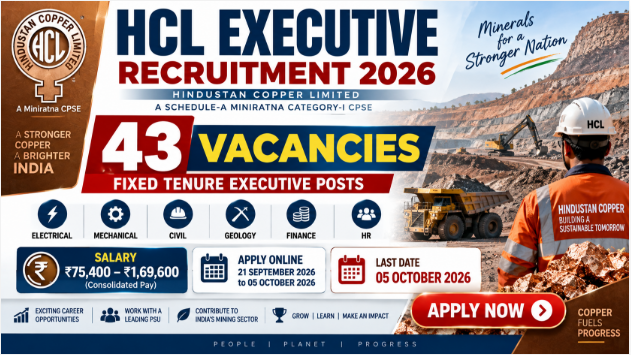 HCL Executive Recruitment 2026