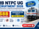 RRB NTPC UG Recruitment 2026 banner showing 1,688 undergraduate railway vacancies