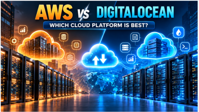 AWS vs DigitalOcean cloud hosting platform comparison
