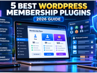 Best WordPress membership plugins in 2026 for managing subscriptions and members-only content.