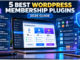 Best WordPress membership plugins in 2026 for managing subscriptions and members-only content.