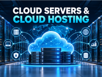 Cloud servers and cloud hosting infrastructure in a modern data center