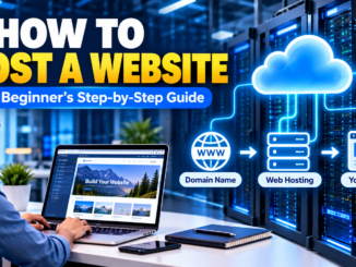 How to host a website using web hosting servers and a laptop